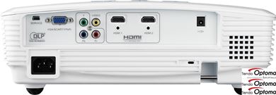 Proyector Optoma HD30 3D con resolución 1080p, SRS WOW HD para mejorar la sensación de sonido envolvente de sus altavoces integrados de 16 W