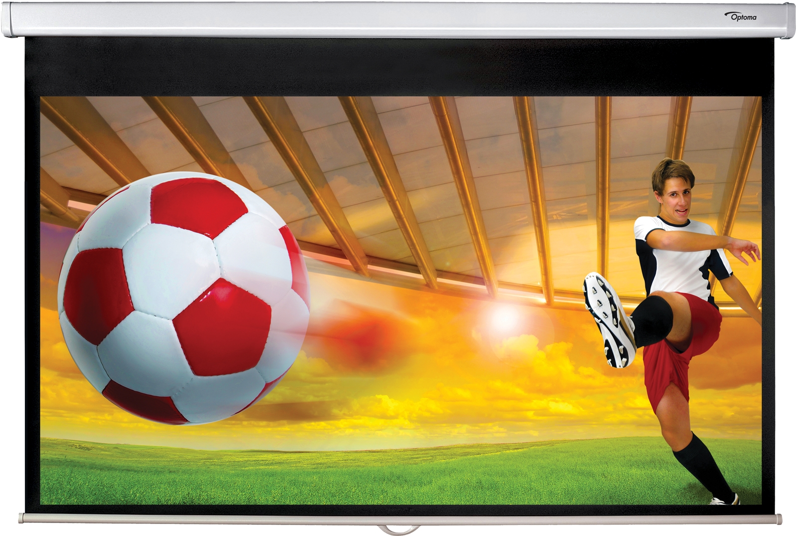 Pantalla 16:9 Optoma DS-9092PWC- Tamaño imagen 114x203cm - 92 "