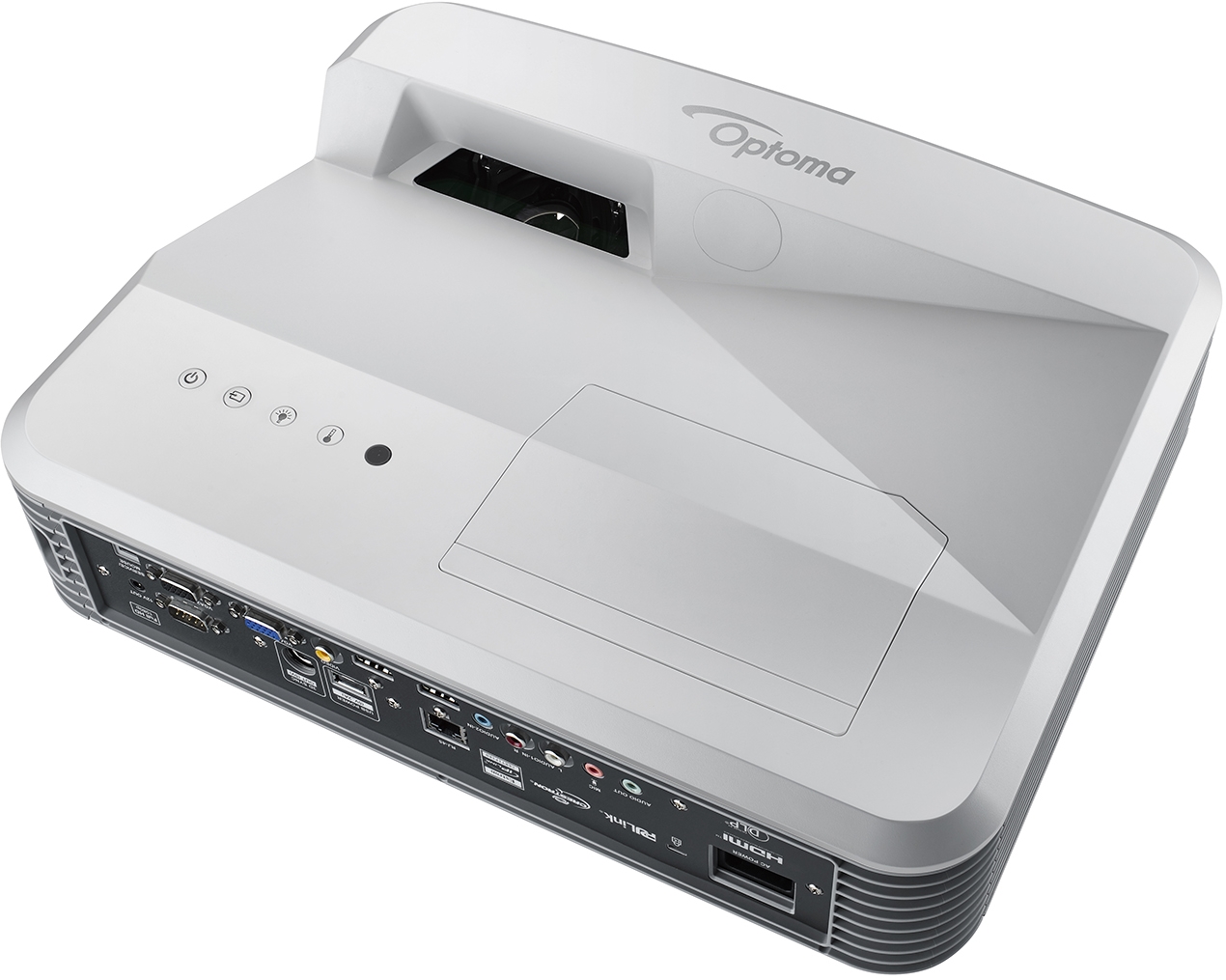 Proyector Optoma EH320USTI Proyección Brillante – 4000 ANSI Lúmenes, lente Ultra Corta en 1080p