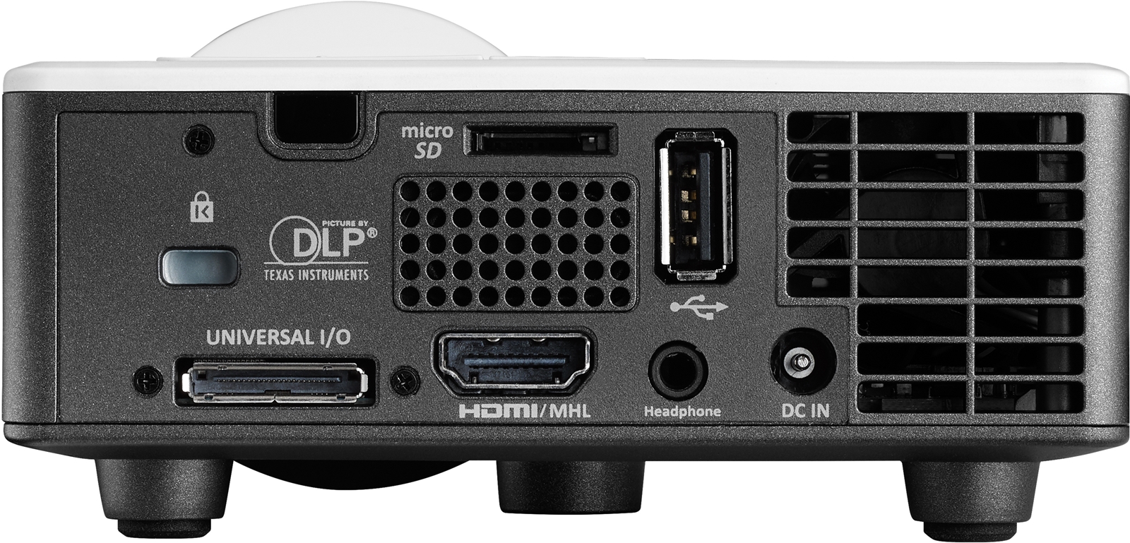 Proyector LED Optoma ML750ST MINI PROYECTOR LED 100" a poco más de 1,5m de distancia.