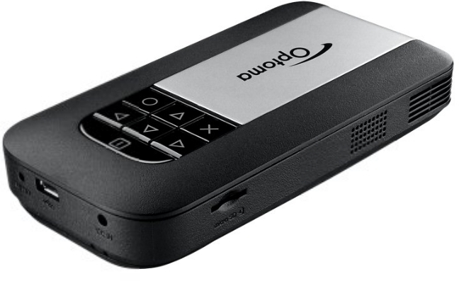 Miniproyector de bolsillo Optoma Pico PK120 ¡Llévalo contigo y comparte en cualquier momento y lugar!
