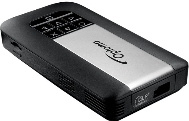 Miniproyector de bolsillo Optoma Pico PK120 ¡Llévalo contigo y comparte en cualquier momento y lugar!