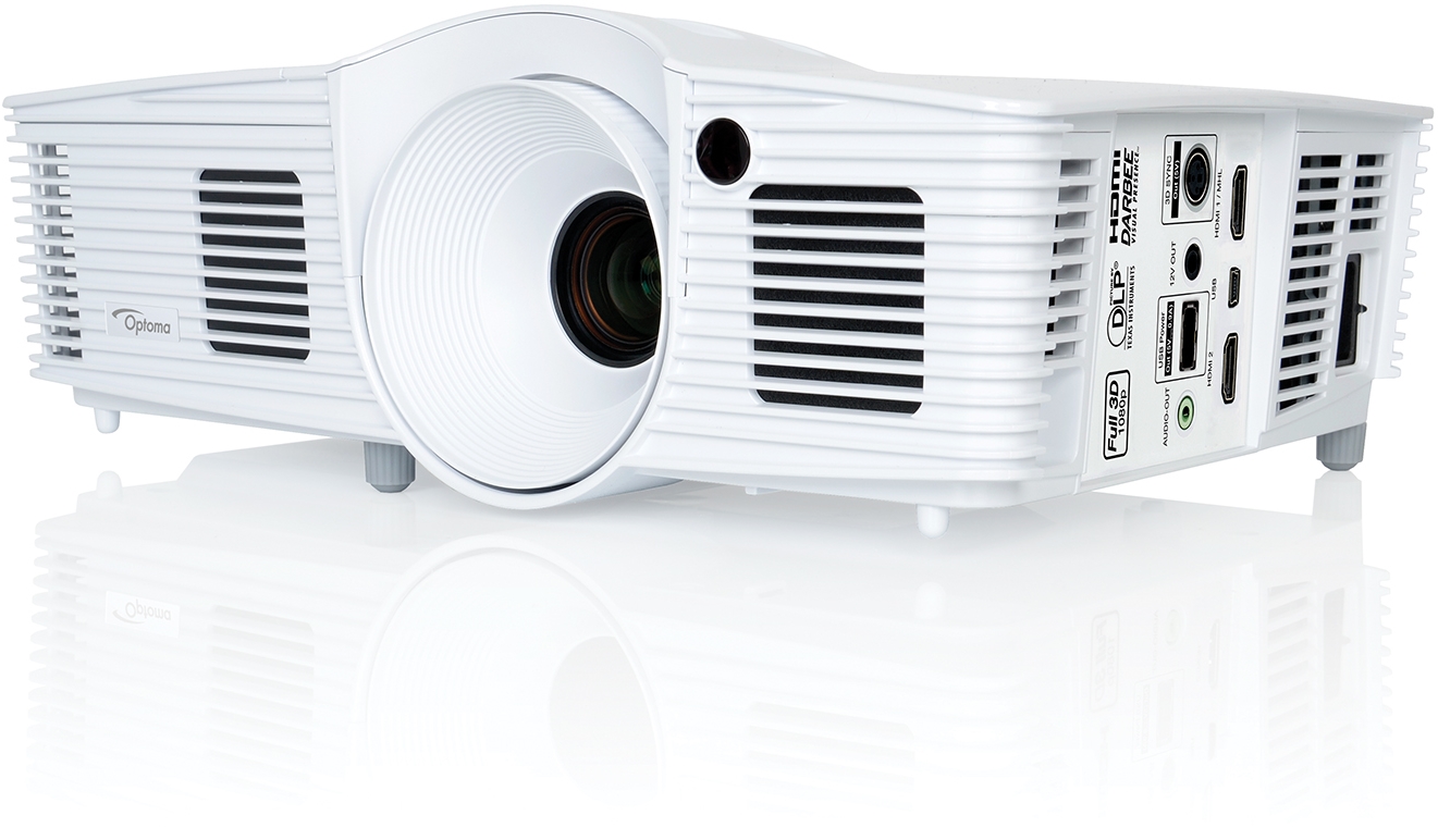 Proyector Optoma EH330, Gran brillo, Full HD 1080p y portátil