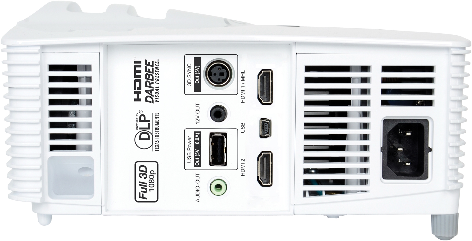 Proyector Optoma EH330, Gran brillo, Full HD 1080p y portátil