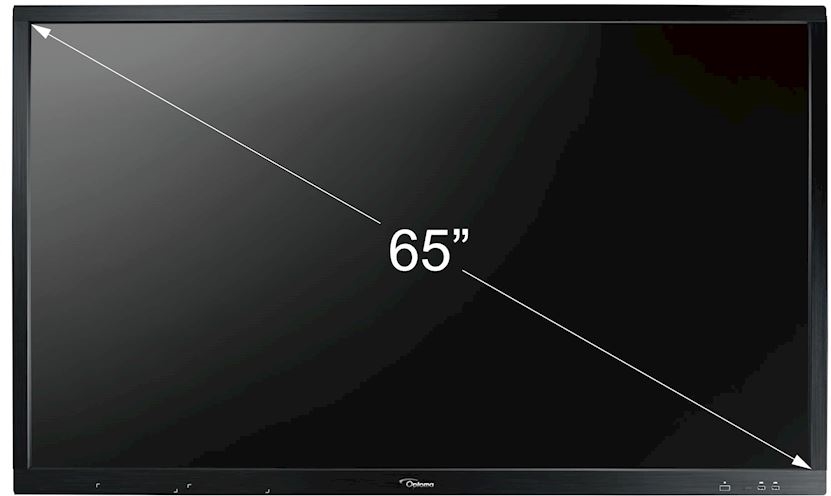 Panel profesional 4k interactivo Optoma OP651RK+ de 65" incluye soporte pared