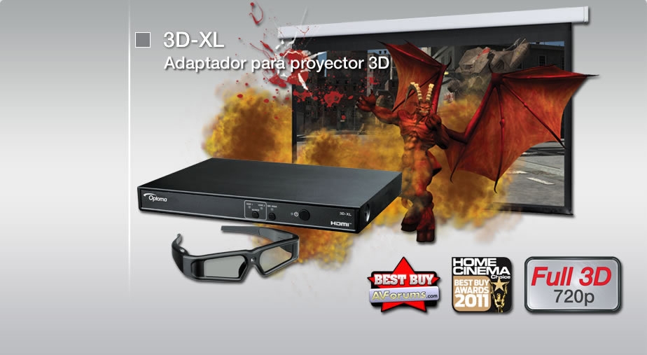 Optoma DS3-XL Pack Proyector/Gafa/3D-XL + PANTALLA 84" 16:9 DS-9084PMG