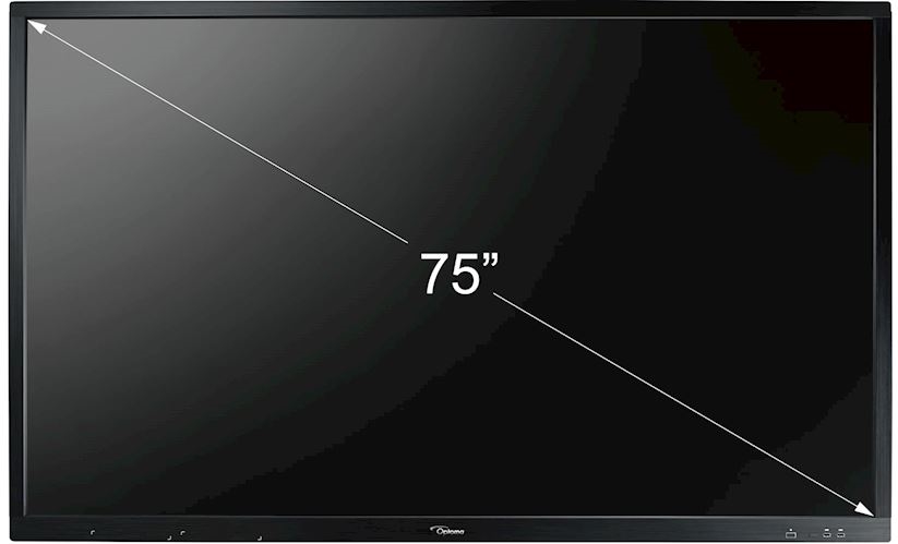 Panel profesional 4k interactivo Optoma OP751RK+ de 75" incluye soporte pared