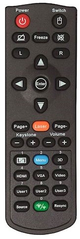 Proyector Optoma HD29HSTX Full HD 1080p, compatible con HDR, con lente de tiro corto