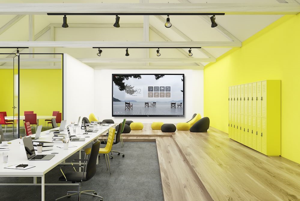 Panel profesional 4k interactivo Optoma OP751RK+ de 75" incluye soporte pared