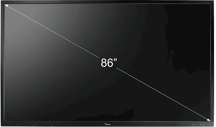 Panel profesional 4k interactivo Optoma OP861RKe de 86"