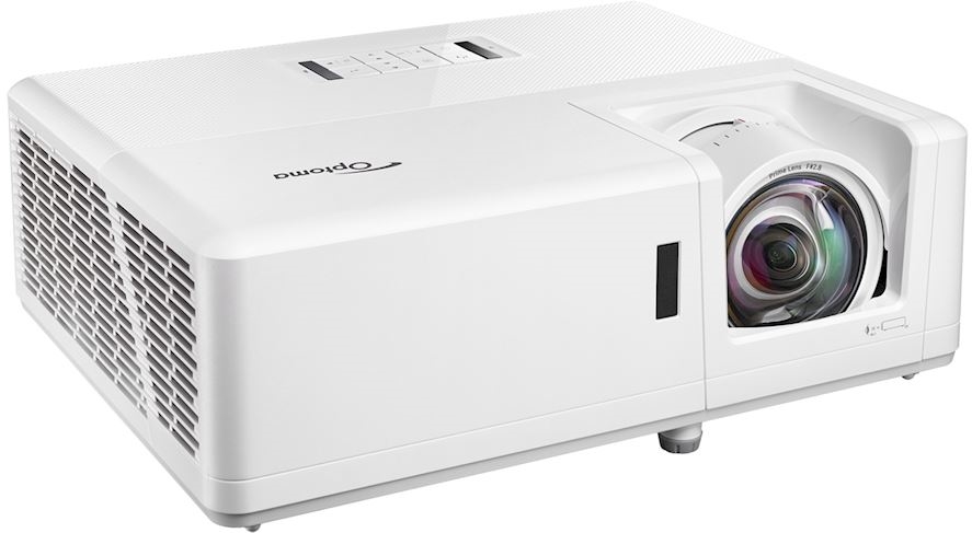 Proyector Optoma ZH406ST – 4200Lúmenes. Proyector láser compacto de corto alcance y alto brillo.