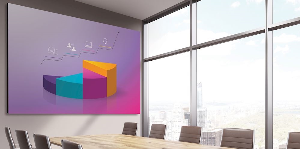 Pantalla de uso profesional UHD261056 LED Display de 271"UHD 4K de interior - alta resolución y alta luminosidad con 56mm