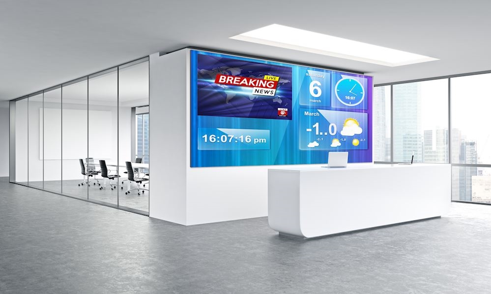 Pantalla de uso profesional UHD261056 LED Display de 271"UHD 4K de interior - alta resolución y alta luminosidad con 56mm