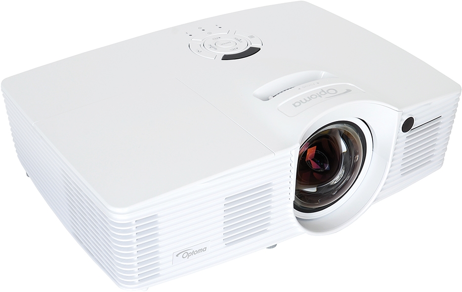 Proyector Optoma GT1080e Pantalla super gigante, Tecnología Dynamic black - 25,000:1 nivel de contraste + Pantalla DS9106MGA