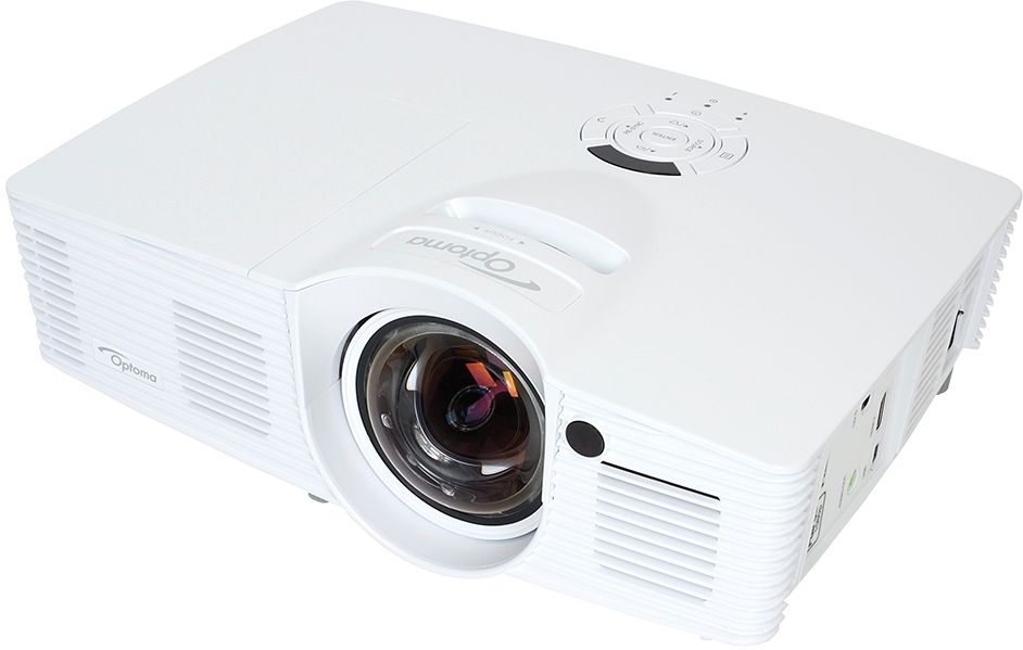 Proyector Optoma GT1080e Pantalla super gigante, Tecnología Dynamic black - 25,000:1 nivel de contraste + Pantalla DS9106MGA
