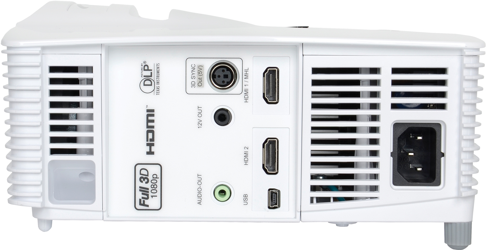 Proyector Optoma GT1080e Pantalla super gigante, Tecnología Dynamic black - 25,000:1 nivel de contraste + Pantalla DS9106MGA