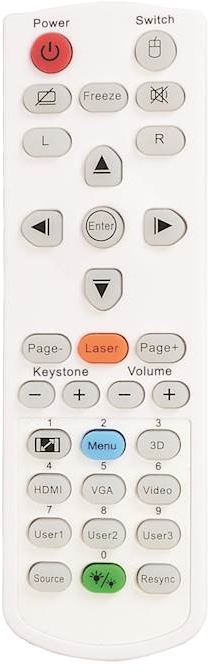 Proyector Optoma EH461 Presentaciones sin problemas y sin cables desde una memoria USB con el visor de Office incorporado + Lámpara