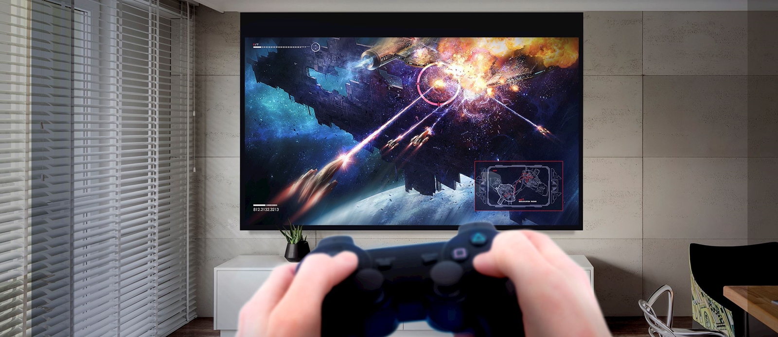 Proyector Optoma UHD42 Proyector 4K UHD para juegos, disfruta juando a 240HZ y home entertainment