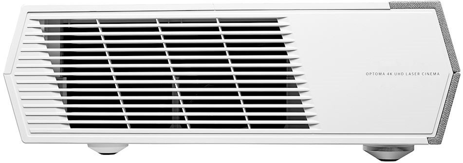 Proyector inteligente Optoma CinemaX P2 consigue una pantalla de 100" con 30cms.
