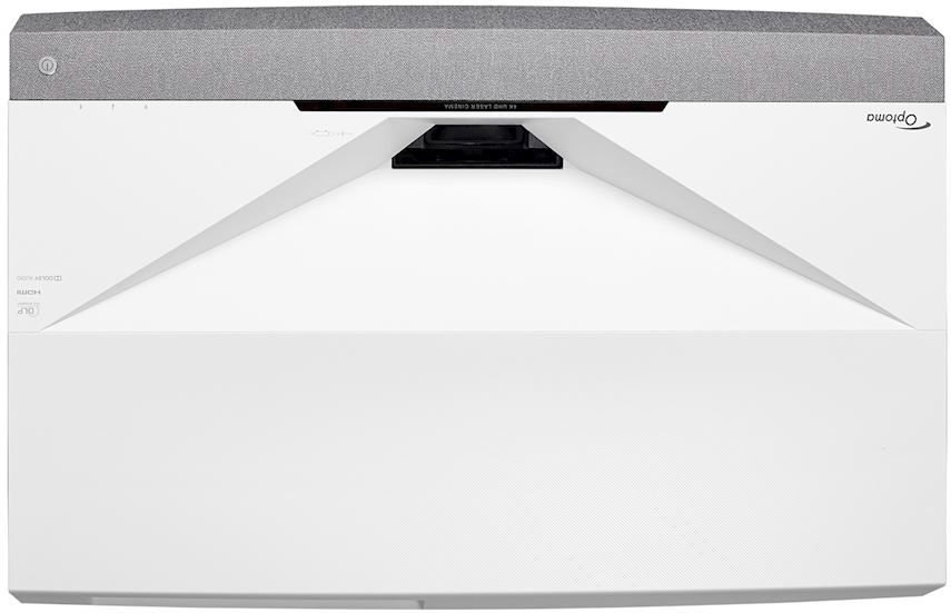 Proyector inteligente Optoma CinemaX P2 consigue una pantalla de 100" con 30cms.