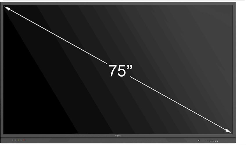 Panel profesional 4k interactivo de 75" Optoma 3751RK con Android integrado