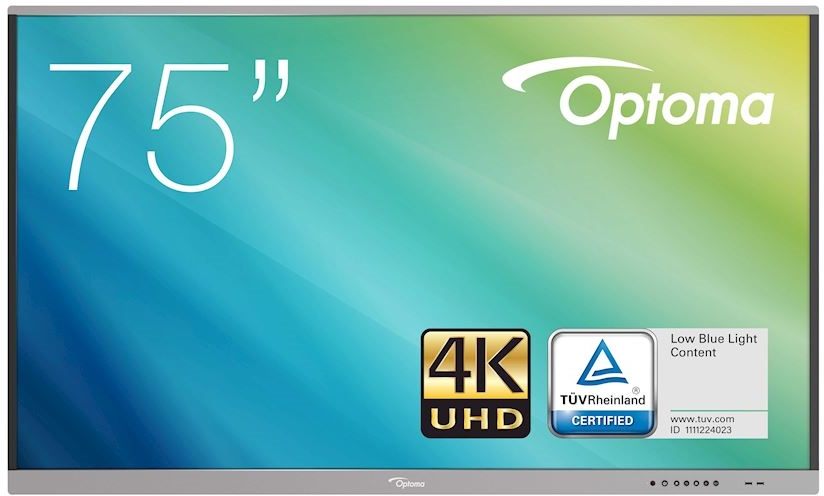 Panel profesional 4k interactivo de 75" Optoma 3751RK con Android integrado