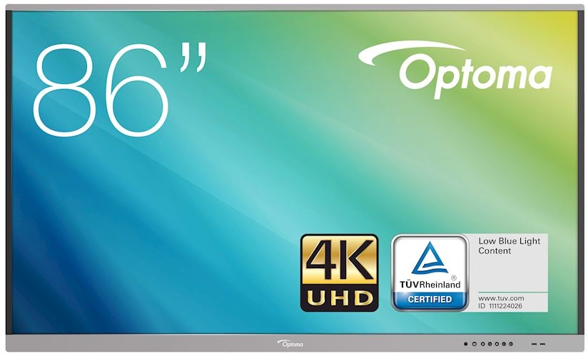 Panel profesional 4k interactivo Optoma 5861RK de 86"