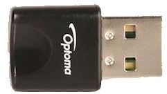 Adaptador USB Wireless Optoma Añada funciones inalámbricas a su proyector para presentaciones.