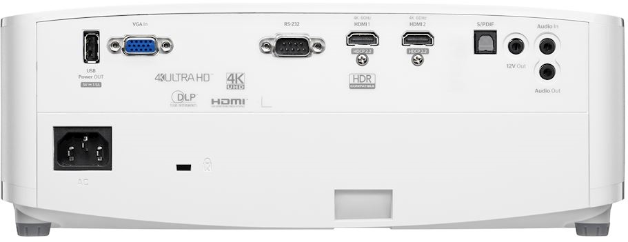 Proyector Optoma UHD35X Proyector de juegos,cine y home entertainment 4K UHD + Pantalla DS-9106MGA