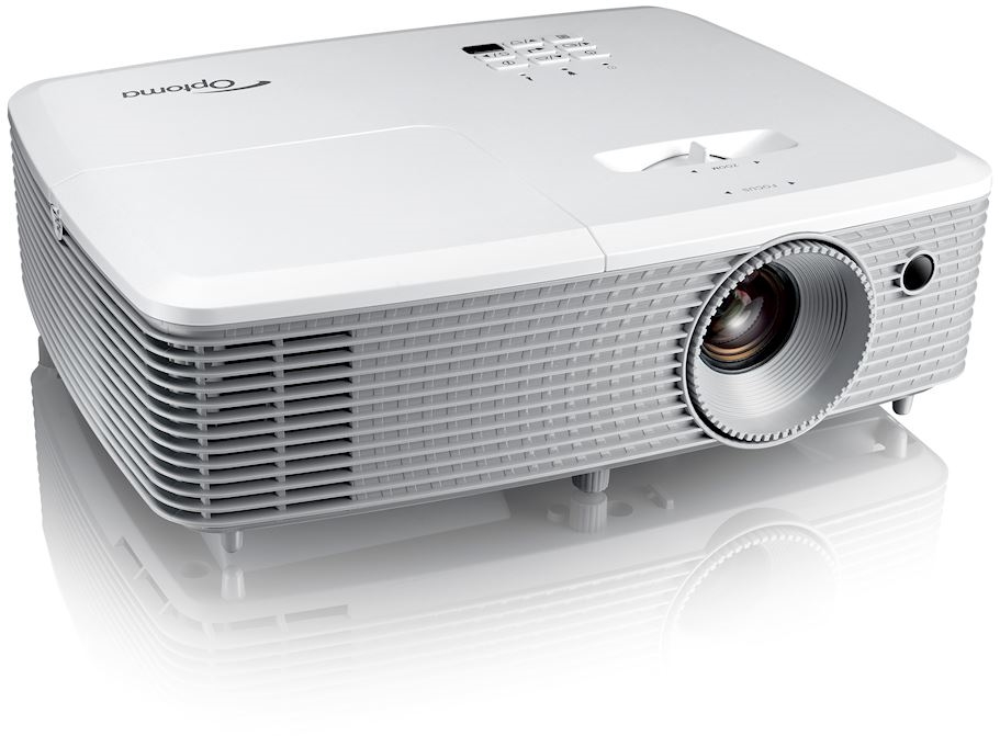 Proyector Optoma HD28i + Pantalla Manual DS-9120MGA