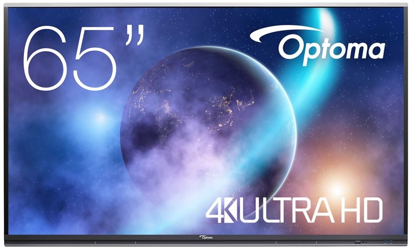 Panel profesional 4k interactivo Optoma 5652RK de 65"