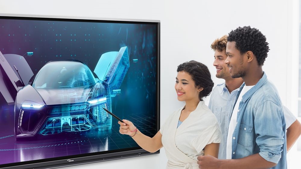 Panel profesional 4k interactivo Optoma 5652RK de 65"