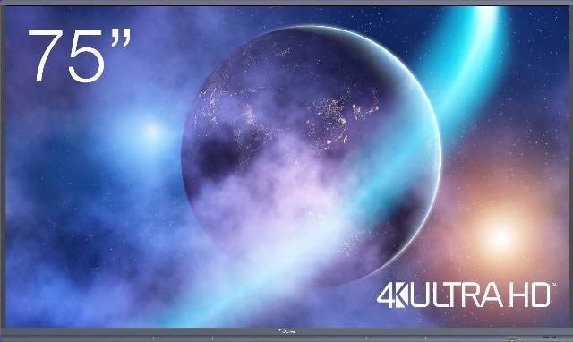 Panel profesional 4k interactivo Optoma 5752RK de 75"