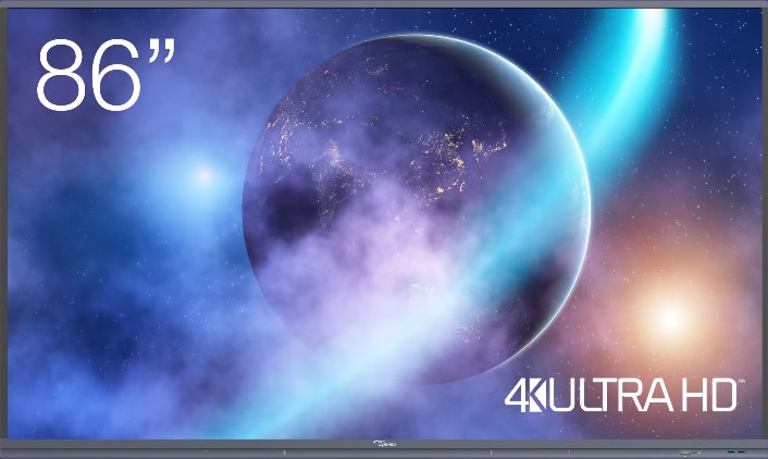 Panel profesional 4k interactivo Optoma 5862RK de 86"