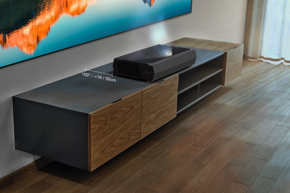 Proyector inteligente Optoma CinemaX D2-B Smart + Google 4K Proyector doméstico láser de distancia ultracorta 4K UHD