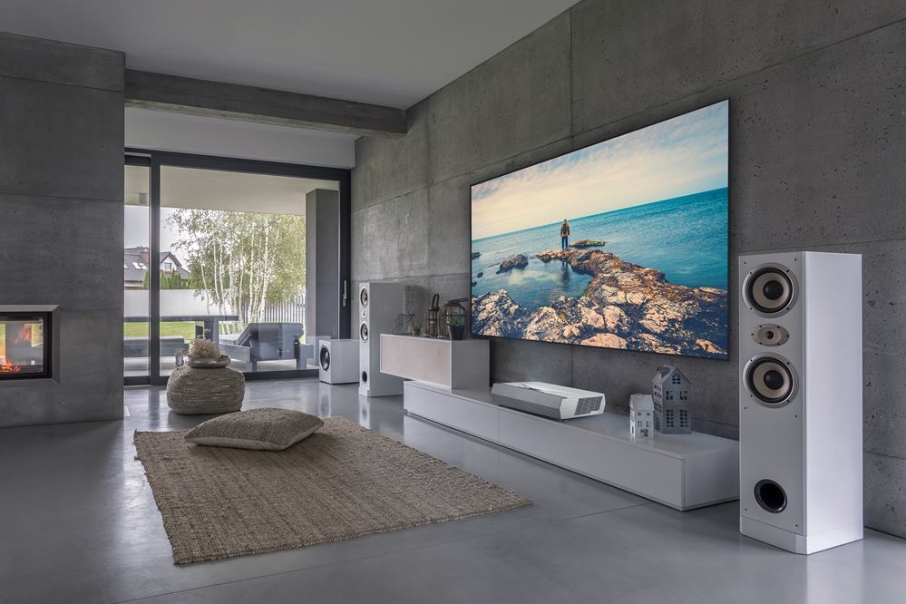 Proyector inteligente Optoma CinemaX D2-B Smart + Google 4K Proyector doméstico láser de distancia ultracorta 4K UHD