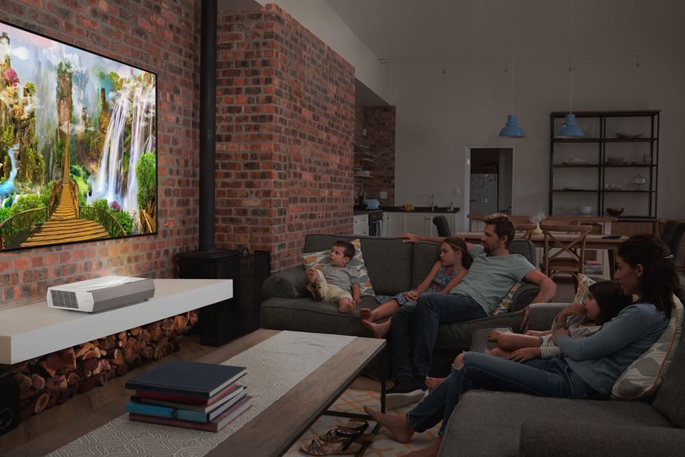 Proyector inteligente Optoma CinemaX D2-B Smart + Google 4K Proyector doméstico láser de distancia ultracorta 4K UHD