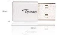Adaptador Wi-Fi Optoma Mini Dongle, más pequeño que una tarjeta SD ¡Gastos de envio gratis!