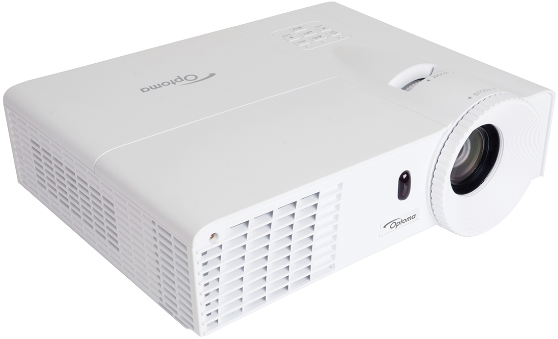 Proyector Optoma EW400 Elegante y fácil de usar, el EW400 es un gran proyector multifuncional WXGA. 4000 impresionantes Lúmenes