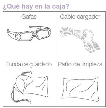 ZF2300 GAFA OPTOMA ZF2300 3D para proyectores con entrada 3D Sync.